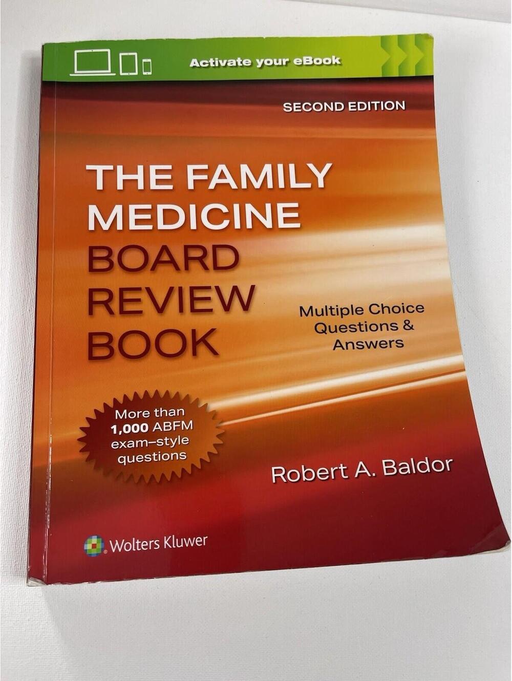Family Medicine Board Review Book: Multiple Choice Questions & Answers: Print +